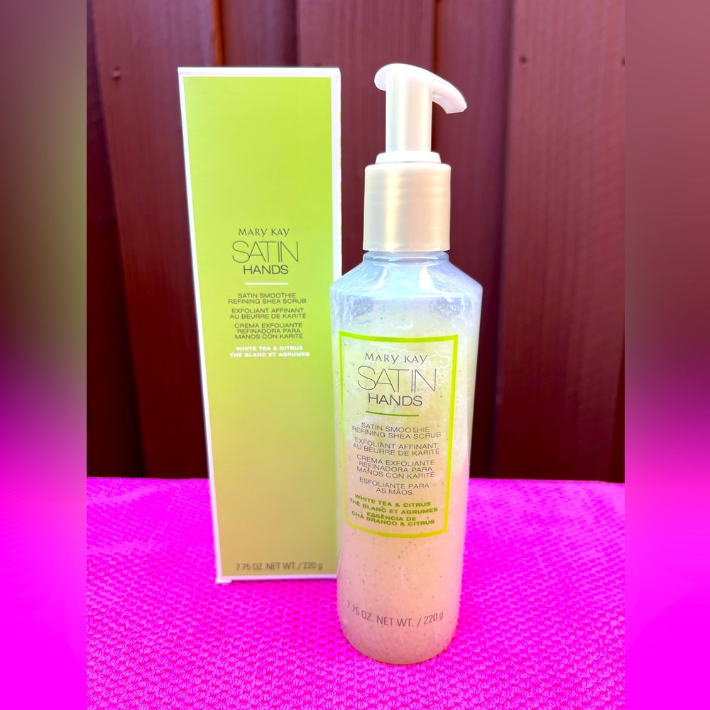 🩷Mary Kay🩷White Tea & Citrus Satin Hands Smoothie Refining Shea Scrub